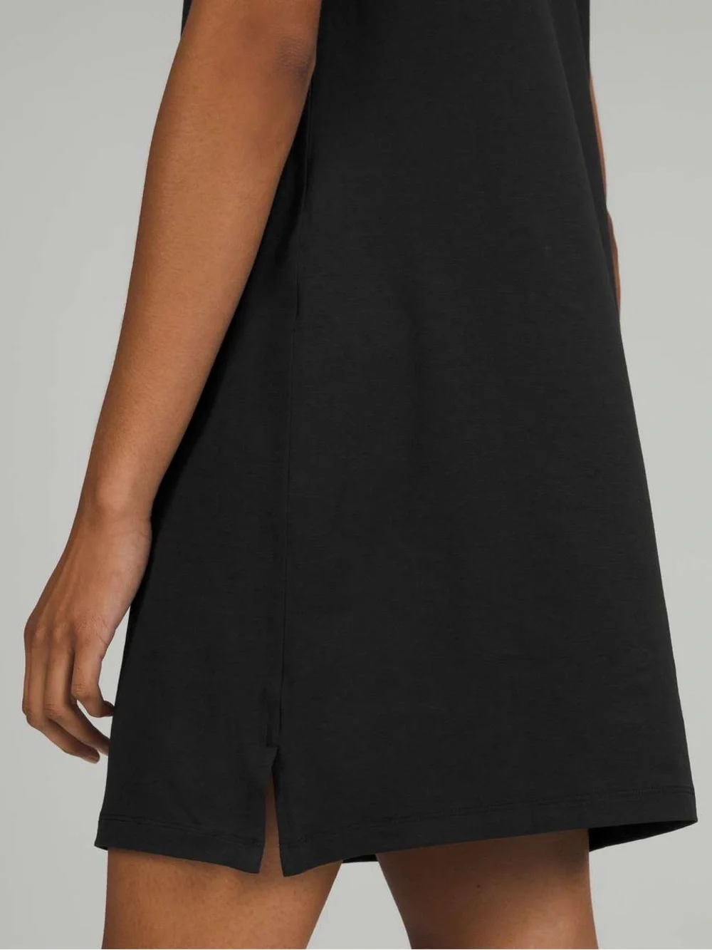 Lululemon athletica Black Sleeveless Shift Mini Dress